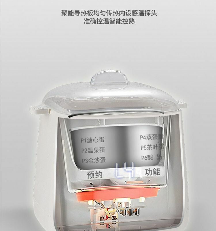 Mini Smart Egg Boiler Multi-use Household Egg Steamer Breakfast Machine Small Reservable Egg Boiling Artifact Cross-border Exclusive