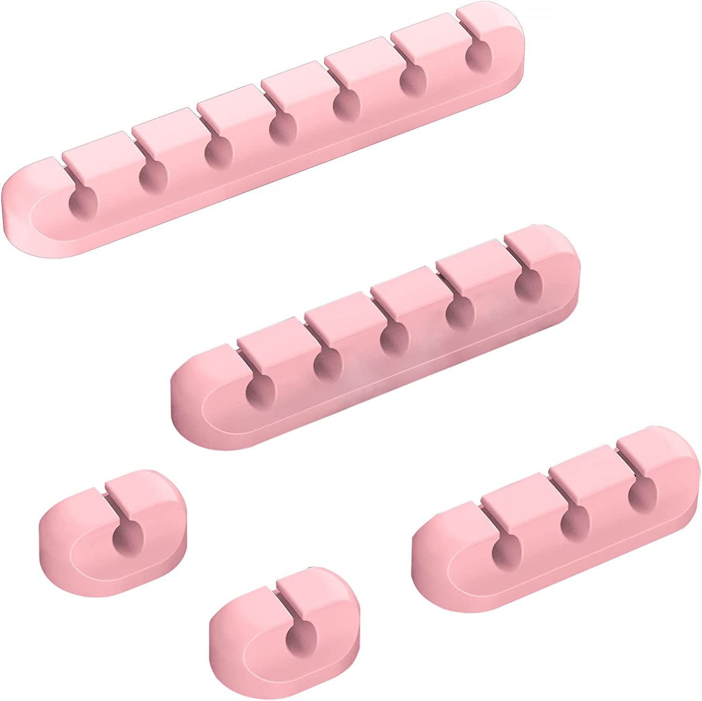 New desktop charging data cable holder multi-port creative storage wire silicone cable organizer hub