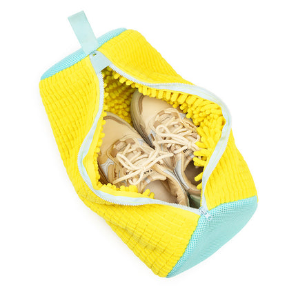 Cross-Border New Product Popular Chenille Velvet Shoe Washing Bag Anti-Wear Washing Machine Shoe Washing Mesh Bag Washable Cover Machine Washable
