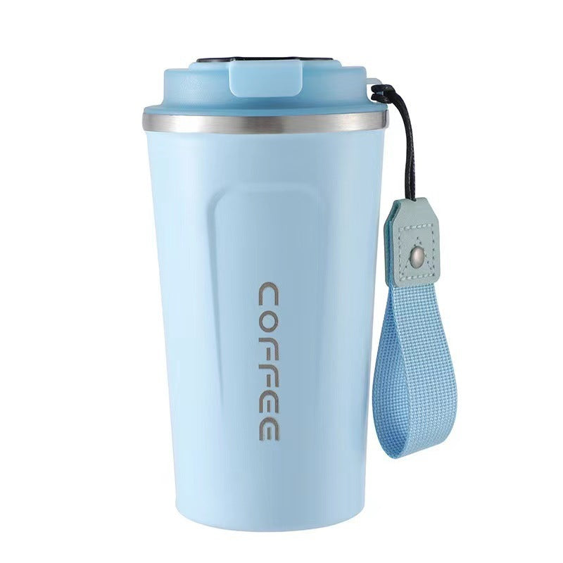 Overlord Tea Ji Tongyi Thermos Cup 316 Stainless Steel Lily-in-the-valley Coffee Cup Portable Car Double Drinking Gift Water Cup