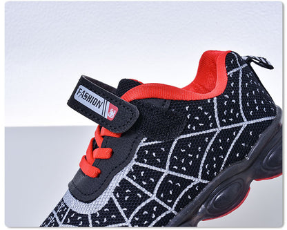 Spring and Autumn Kidsren's Shoes, Kidsren's Luminous Light Shoes, Men's and Women's Running Shoes, Baby Flash Shoes, Led Light-Up Sports Shoes, Mesh