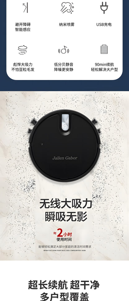 Cross-Border Sweeping Robot Smart Vacuum Cleaner Household Sweeper Small Household Appliances Fully Automatic Sweeping Robot Gifts