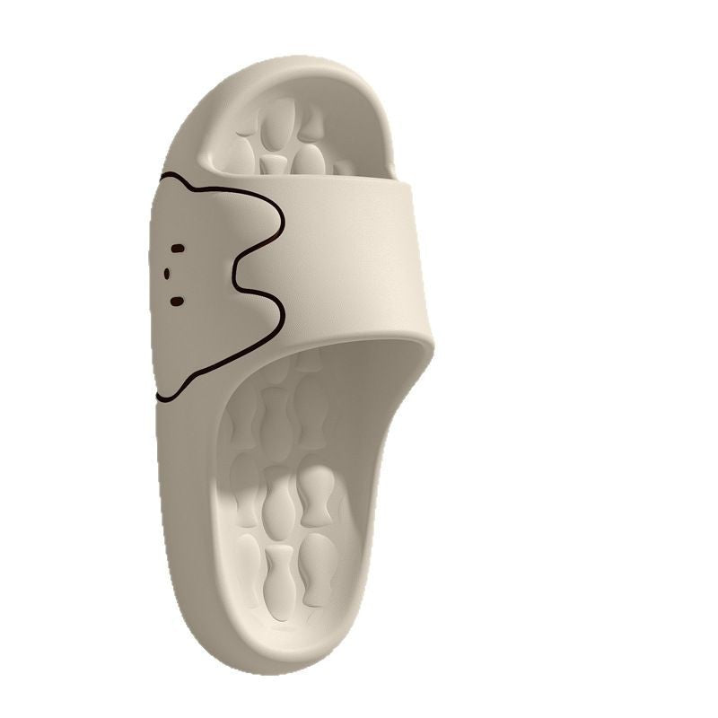 Cross-Border Online Sales Slippers for Men Summer 2025 New Indoor Home Non-Slip Silent Thick-Soled Cute Sandals for Women