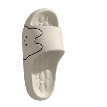 Cross-Border Online Sales Slippers for Men Summer 2025 New Indoor Home Non-Slip Silent Thick-Soled Cute Sandals for Women