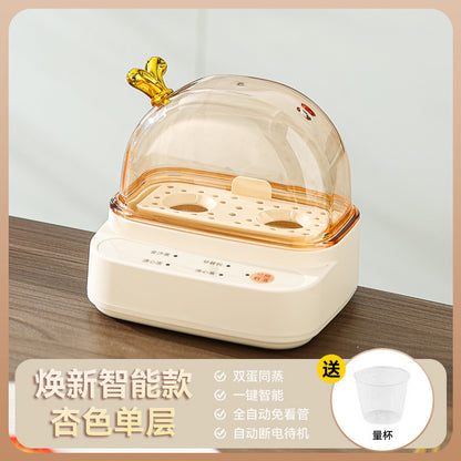 Mini Egg Boiler 2024 New Arrival Regular One-person Egg Steamer Automatic Power-off Household Small Smart