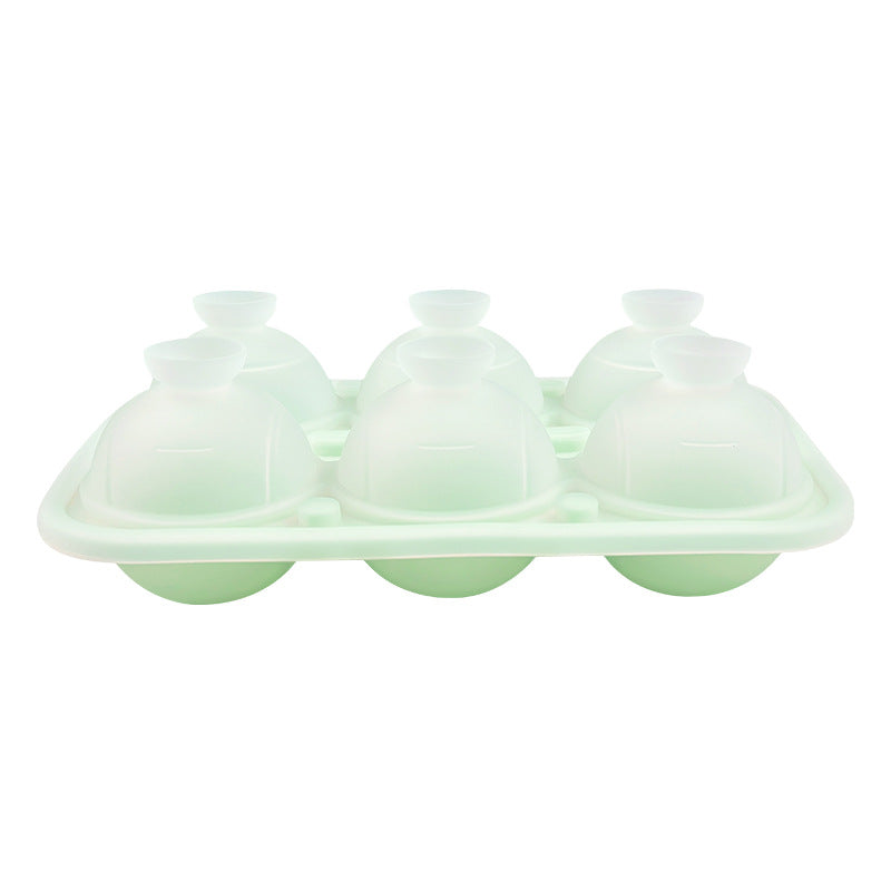 Food Grade Large Ice Hockey Mold Ice Artifact Whiskey Household Frozen Ice Block Spherical Large Silicone Round Ice Pot