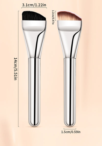 Cross-border oblique head foundation concealer makeup brush mask foundation liquid seamless application professional beauty tools manufacturers wholesale