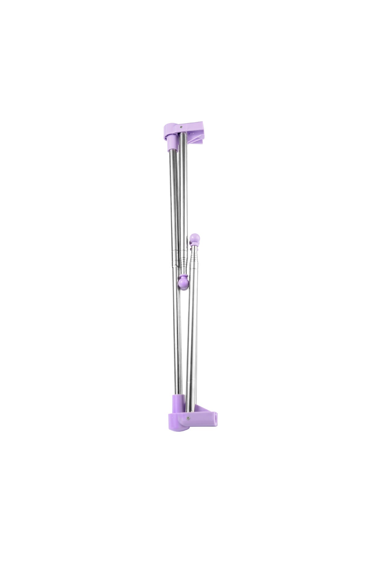 Portable Telescopic Folding Drying Rack Stainless Steel Telescopic Folding Hanger Household Bold Travel Clothes Bar