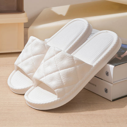 Stepping on excrement feeling sandals and slippers women's summer new home non-slip bathroom home men's eva cool tray factory wholesale cross-border