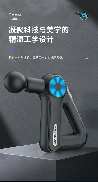 Professional-Grade Mini Fascia Gun Massager for Muscle and Neck, Electric Massage Gun for Shoulder and Neck, Portable Fitness
