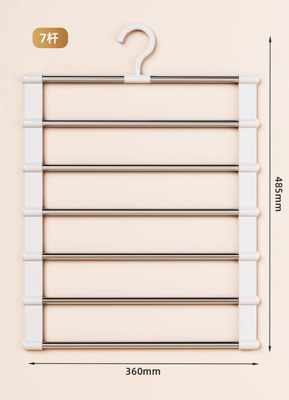 Multi-Layer Multifunctional Household Pants Rack, Non-Slip Seamless Pants Hanger, Special Folding Storage Organizer