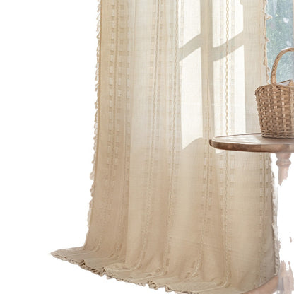 Cross-border hot new Nordic curtain multi-color bedroom living room half light dream atmosphere factory direct wholesale generation