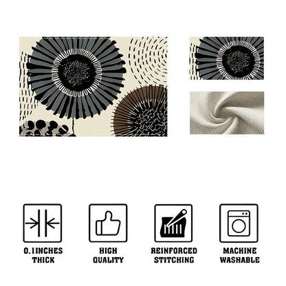 Amazon's Best-Selling Geometric Flower-Shaped Placemat New Holiday Linen Table Mat Home Kitchen Table Decoration Insulation Mat