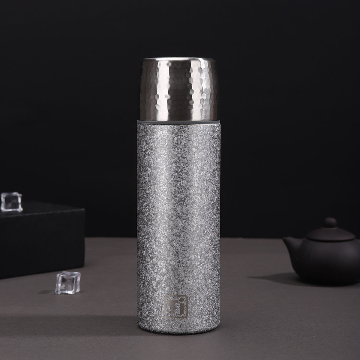 New High-Looking Pure Titanium Insulated Titanium Cup, Light Luxury and High-End Business Gift Water Cup, High-End Household Tea Cup