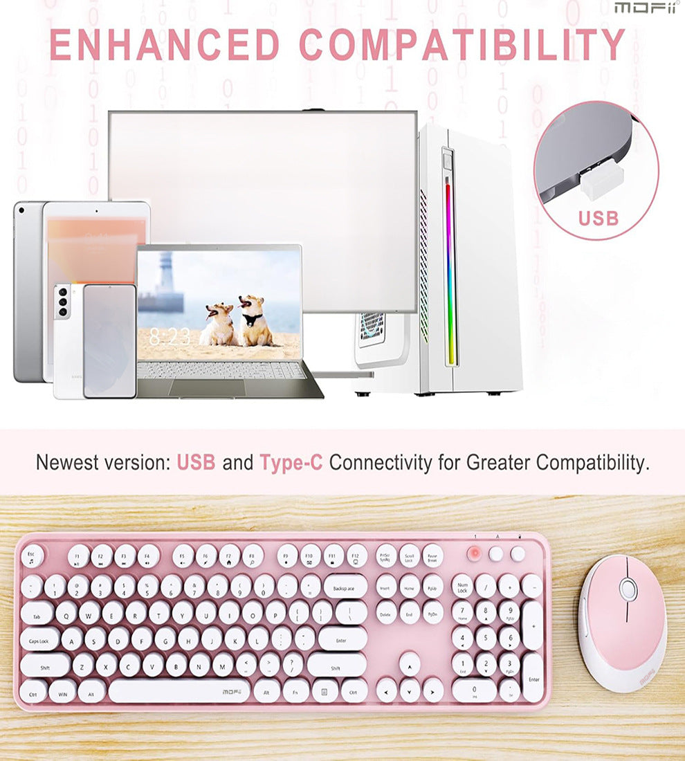 MOFII Skyscraper Hand 2.4G Wireless Keyboard Mouse Laptop Office Wireless Keyboard Mouse suit
