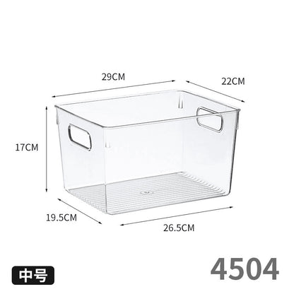 Desktop Storage Box Dormitory Cosmetics Transparent Basket Acrylic Drawer Mask Organizer Box Snack Sundry Storage Rack