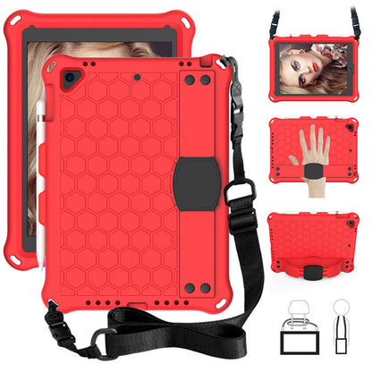 Applicable to iPad air4 10.9 honeycomb protective case ipad9.7 tablet computer case 10.2 strap protective case