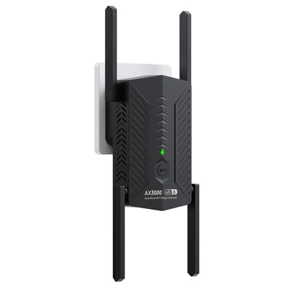 WIFI6 AX3000 Gigabit Wireless WiFi Repeater Router 4 High-gain Antenna 2.4/5Ghz Signal Booster Long Range Amplifer for Home