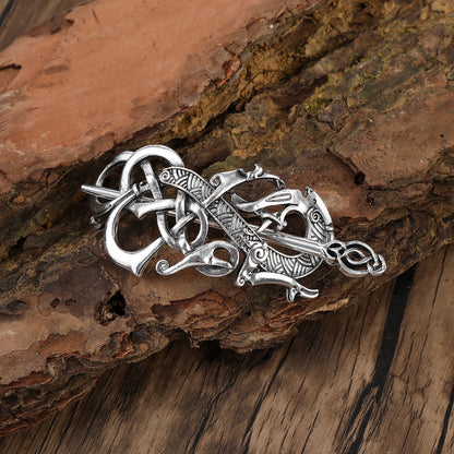Viking Retro Dragon Hairpin Celtic Knot Hairpin Scandinavian Norwegian Style Hair Accessories Party Accessories Valentine's Day Mother's Day Birthday Gift