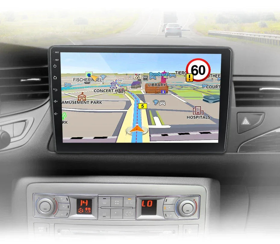 Junsun Wireless CarPlay Android Auto Car Radio For Citroen C5 2008 2009 2010-2017 RDS 4G WiFi GPS 2din BT Car accessories