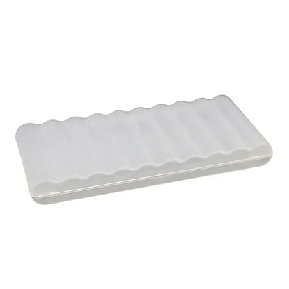 ♥10 Slots Transparent Plastic Battery Storage Box Hard Container Holder Case For AAA/AA Battery Organizer Accessories