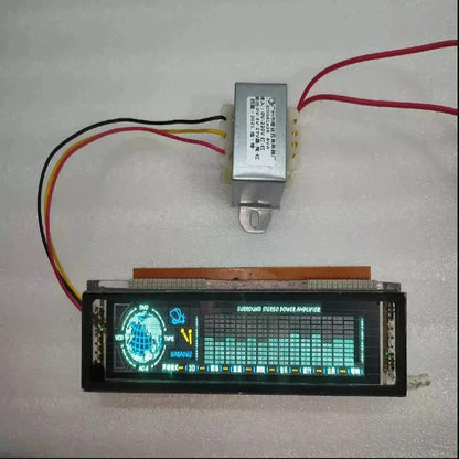 NEW Single Channel Dual Meter Display Audio Frequency Spectrum Displayvacuum Fluorescent VFD Display VU