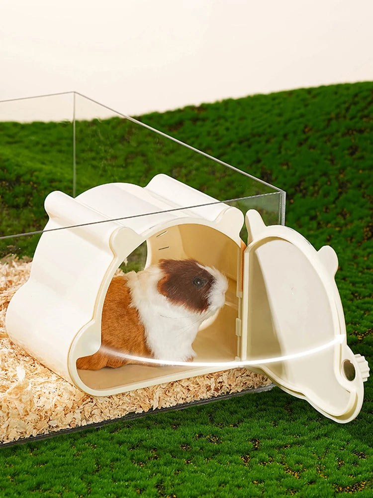 Visual Hamster Nest Flower Branch Mouse Evacuation House Four Seasons Universal Cartoon Magnetic Cage Observation House