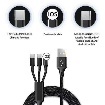60W-100W Solar Panel 4/5/6 Fold Portable Power Supply Outdoor Emergency USB Mobile Phone Charging with 3 USB Output Cable