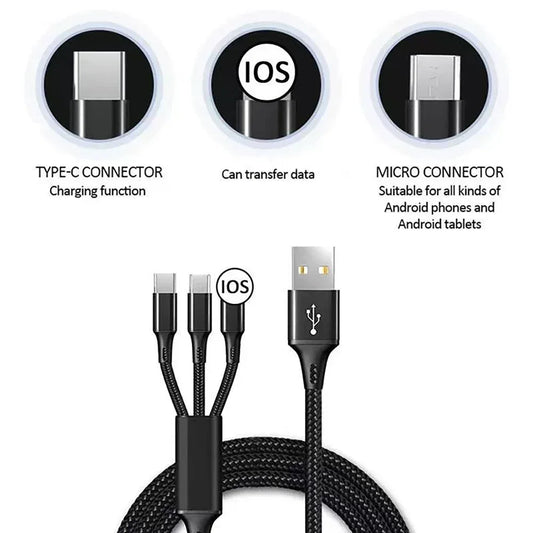 60W-100W Solar Panel 4/5/6 Fold Portable Power Supply Outdoor Emergency USB Mobile Phone Charging with 3 USB Output Cable