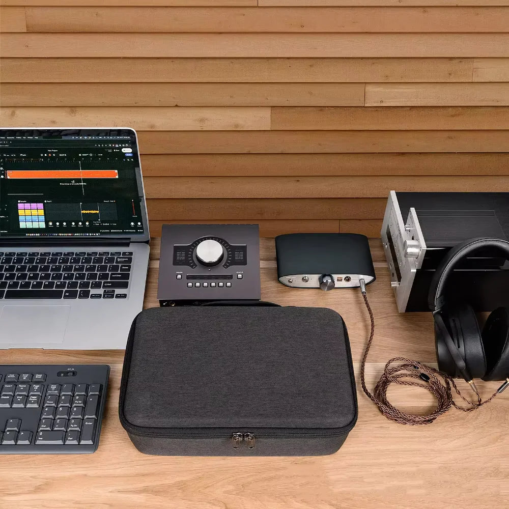 EVA Hard Shell Organizer for Apollo Twin X/Twin X Duo Gen 2 Mixing & Arranging Sound Card Handy Storage Case