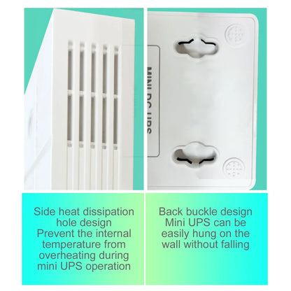 Mini UPS Battery Backup 13500mAh Portable Rechargeable USB DC Backup Power 5V/9V/12V Uninterrupted Power Supply Emergency Power