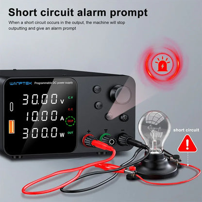 Wanptek DC Laboratory Power Supply 30V 10A 60V 5A 120V 3A Adjustable Voltage Current Applicable voltage 110V 220V Power Supply