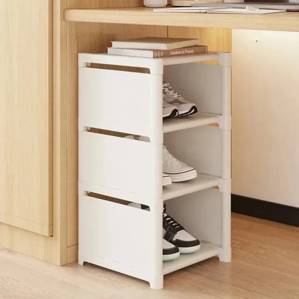 Multiple Layers Shoe Organizer Shoe Rack Organizer Space Saving Rack For Wall Corner Stackable Shelf  Adjustable Saving Cabinet