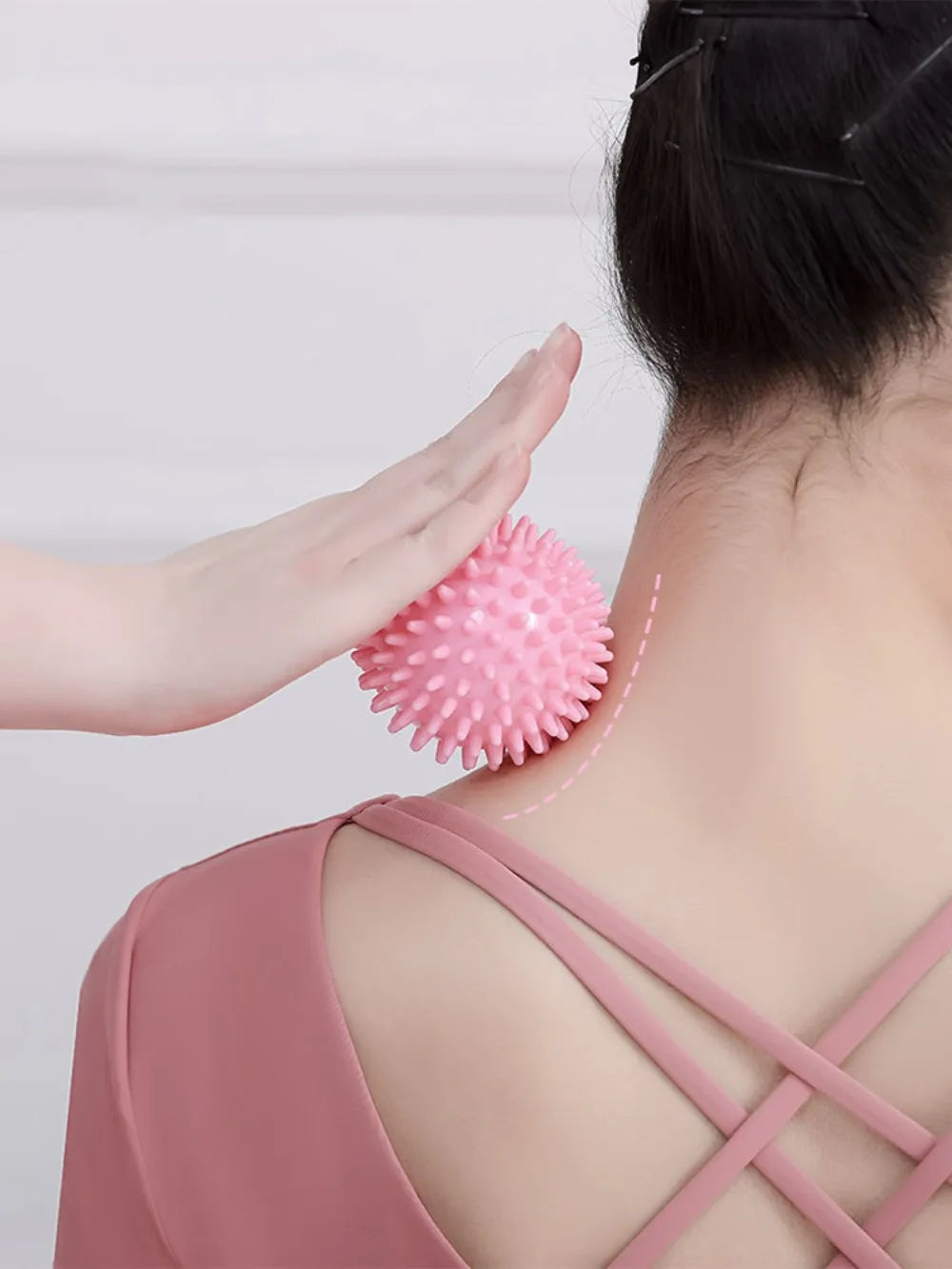 Fascia Ball Raised Point Massage Ball TPR Posture Master Yoga Ball Waist and Back Foot Massage Ball Muscle Relaxation Massage