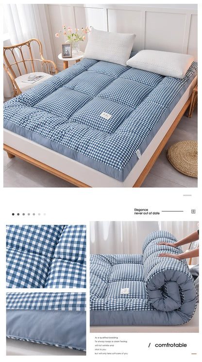 NewestFoldable Lightweight Portable Sleeping Pad/Tatami Mat Japanese Futon Mattress  Soft Fabric,Easy Storage & Travel Mattress