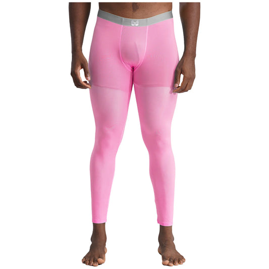 Men's Clothings Gym Pants Bulge Pouch Seamless Stretchy Tights Sweatpants Silky Yoga Pants Fitness Leggings Sports Cycling Pants