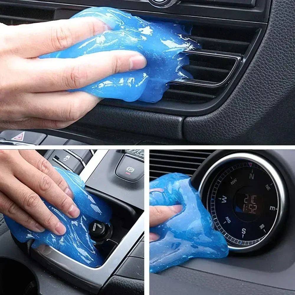 Super Dust Clean Clay Dust Keyboard Cleaner Slime Toys Cleaning Gel Car Gel Mud Putty Kit for Laptop Cleanser Glue Cars Part