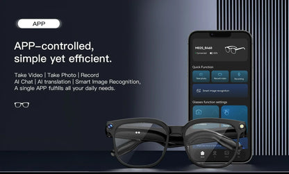 Men AI Smart Glasses 2026 New Color-Changing Translation Glasses 800W Camera Waterproof Call Photo Video Recording Sunglasses