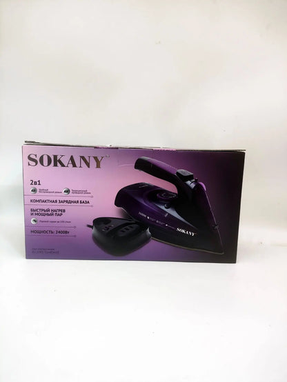 Handheld Electric Iron Cordless Steam Ironing Machine Wireless with Base Electric Iron