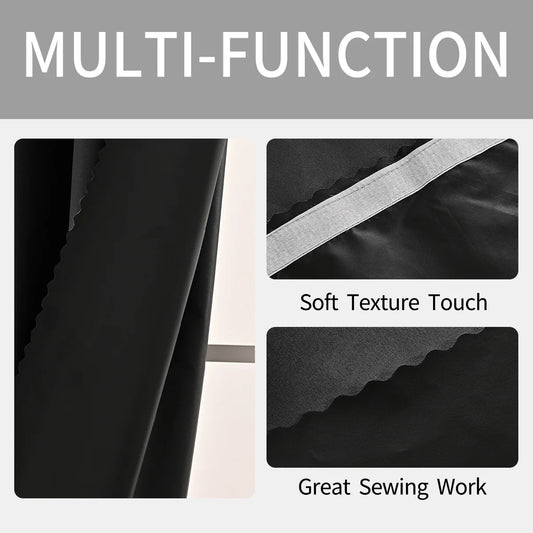 1pc Modern Solid Colour 100% Blackout Curtain, Velcro Curtains for Living Room, Bedroom, Kitchen, Home Decor, Window Curtains by PDG ibma