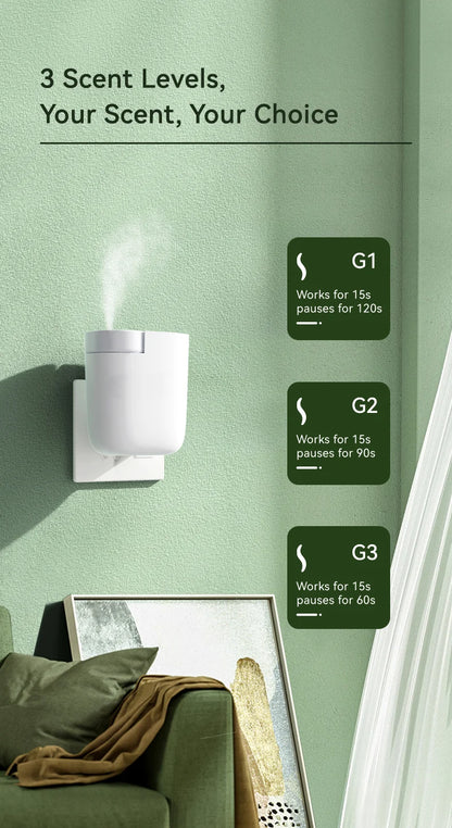Plug in Waterless Aroma Diffuser Hotel Frangrance Diffuser And Essential Oils Atomizing Efficienc Home Air Freshener