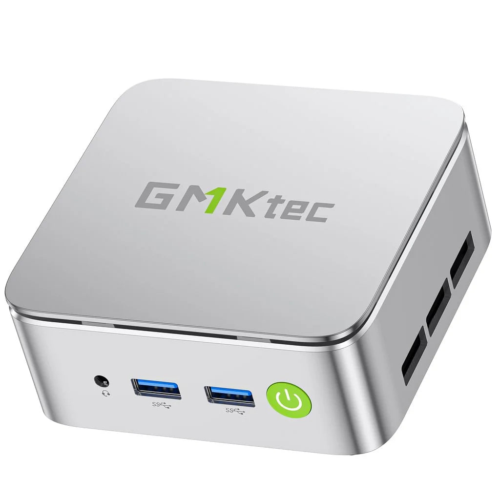 GMKtec G10 AMD Ryzen 5 3500U Mini PC Dual Channel DDR4 2400MT/s NVMe SSD Win 11 Pro WiFi BT 2.5Gbps LAN Desktop Office Computer