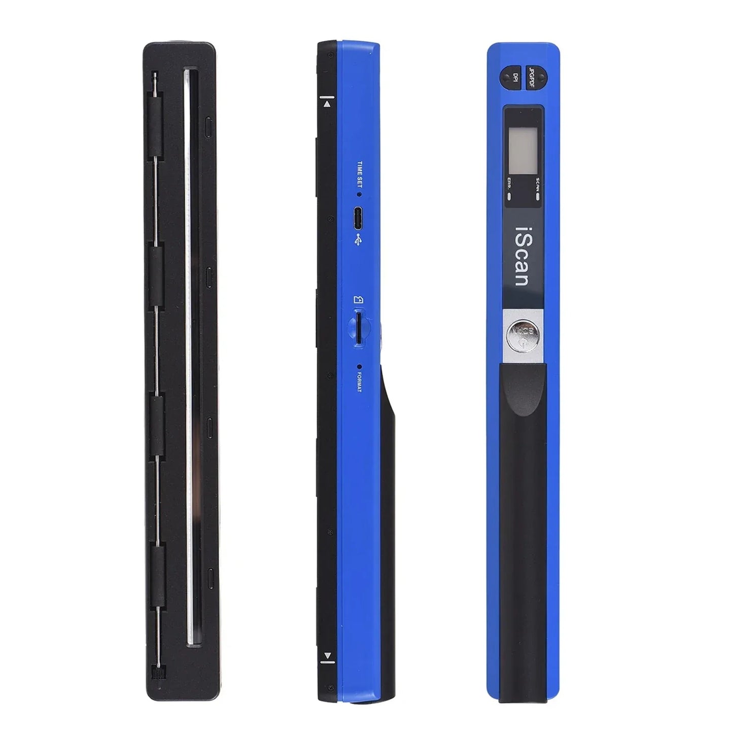 Scanner Document iScan Portable Scanner Mini Handheld Document Scanner A4 Book Scanner for JPG and PDF Format 300/600/900 DPI