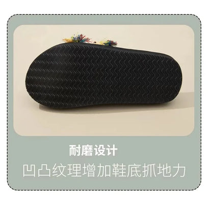 Men Casual Slippers Fashion Indoor Outdoor Beach Women White Sandals Increase Height Round Toe Non-Slip Unisex Zapatos Hombre