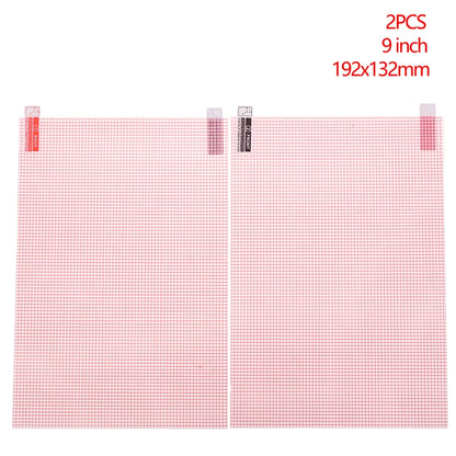 2PCS Universal Screen Protector 5/6/7/8/9/10/11/12 Inch Smart Phone Tablet GPS Protective Film
