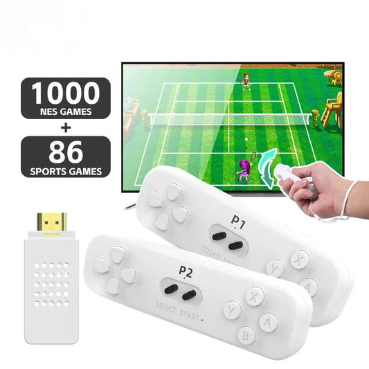 Retro Game  With 2.4G Wireless Controller 4k Classic Motion Sensing Game Console Video Game Built in 1000 NES Games