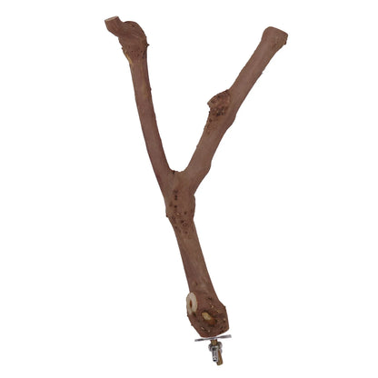 1Pc Pet Standing Stick Wild Grape Wood Pole Parrot Cockatiel Parakeet Station Board Bite Claw Grinding Toy Bird Cage Accessories