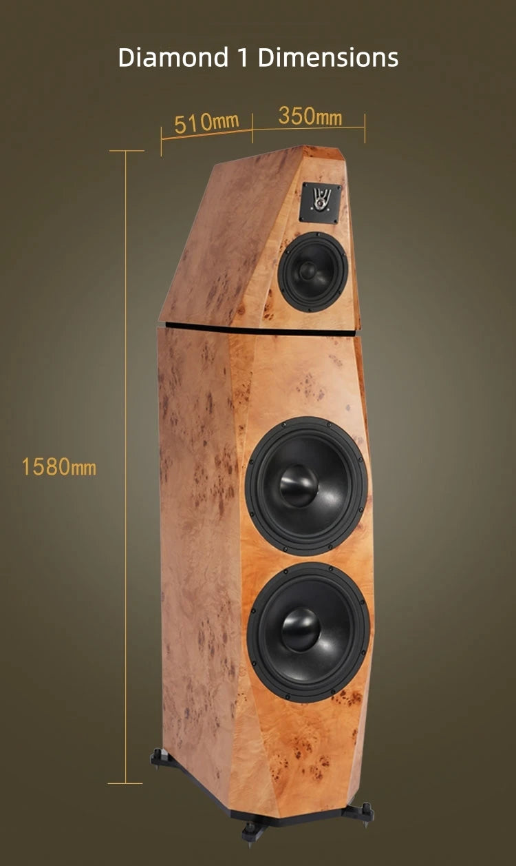 SBH-012 Diamond 1&2 Audiophile Grade HiFi Floorstanding Speakers High-End Audio Sound System