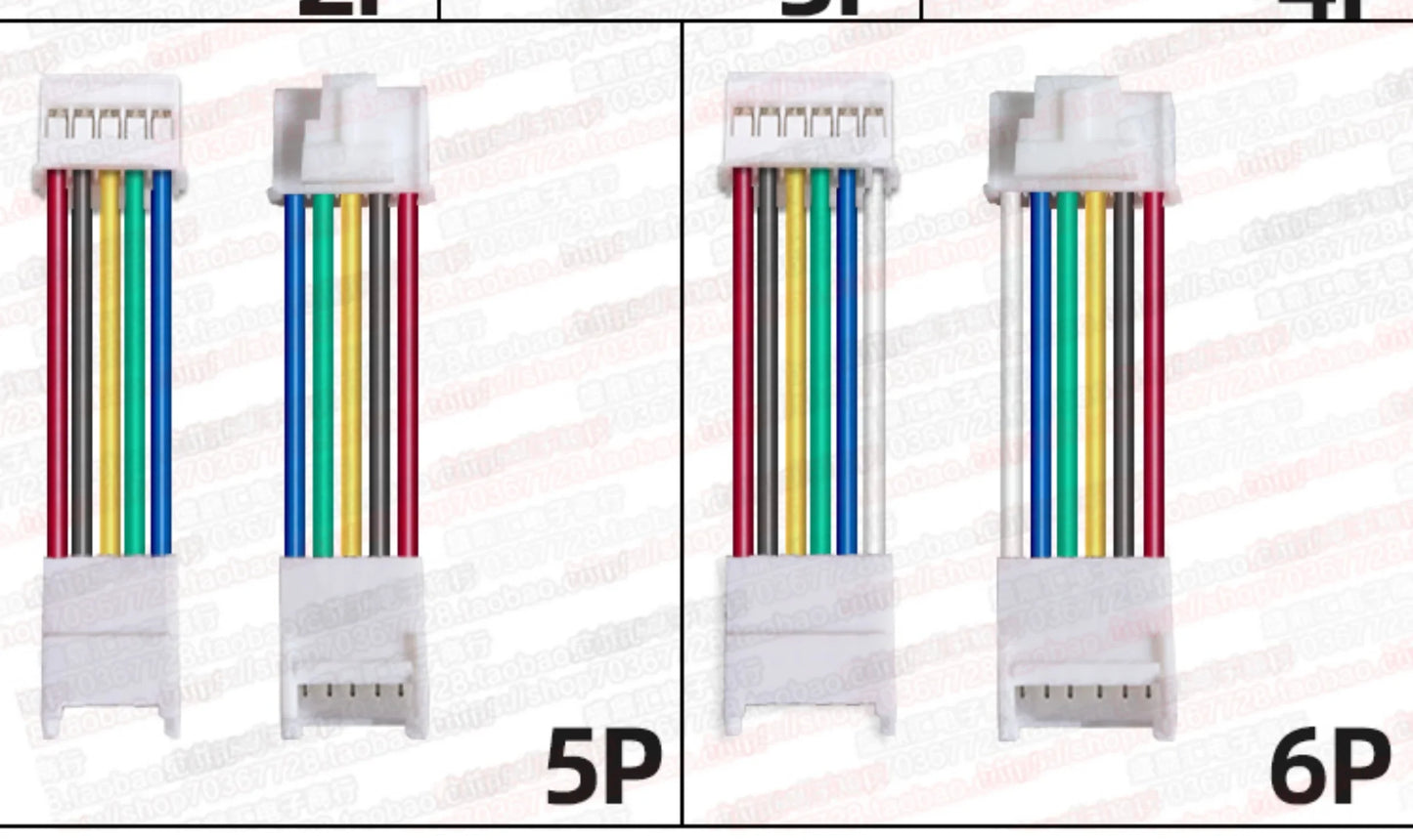 1.25/1.5/HY/PH2.0/XH/XHB/Dupont/SM2.54/2510/VH3.96 Connector Cable 2-6P Plug Socket Male Female Wire Connector Extension Cable