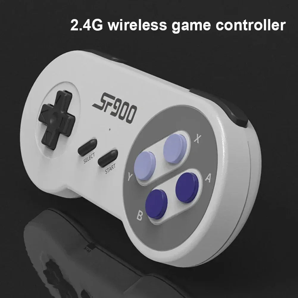 SF900 Video Game Console For Super Nintendo SNES NES Built in 4700 Game Stick TV Player with 2 Wireless Game Controller Gamepad